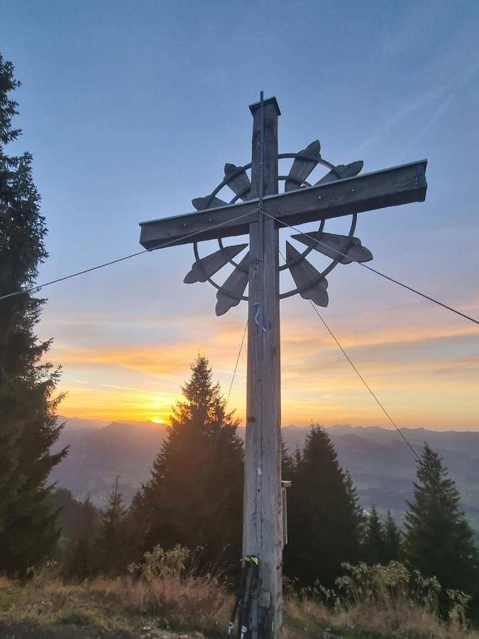 Sunnefleackle -Haus Lingenhoel Lägenhet Sonthofen Exteriör bild